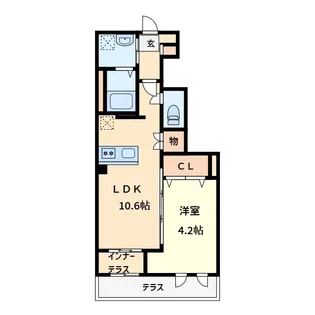 GREEN SORREL I【1階】の間取り