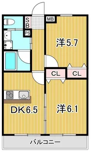 (仮称)足立区六木2丁目 アパート【3階】の間取り
