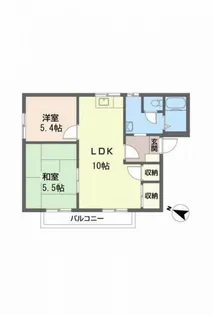 グレイス遠石【2階】の間取り