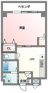クレステージ北谷【2階】の間取り