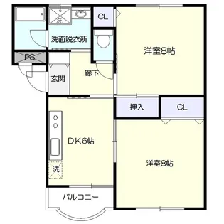 フォルトナート B棟【1階】の間取り