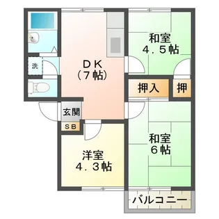 カルネ A【1階】の間取り