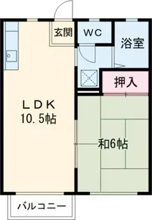 ビブロスヒルA・B【2階】の間取り
