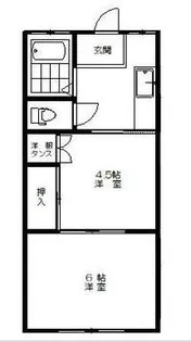 まるみアパート【2階】の間取り