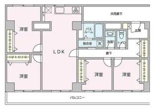フェリス辰巳台【2階】の間取り