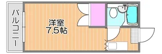 ホープ伊島A棟【4階】の間取り