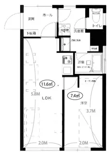 桜台駅前オリンピックビル【2階】の間取り