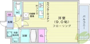 ヴィアーレ八幡3丁目【2階】の間取り