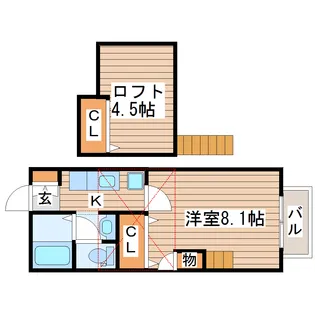 TorinoII【1階】の間取り