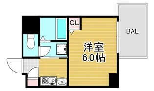 1Kの間取り画像