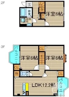 アルティエーレ・セラB棟【2階】の間取り