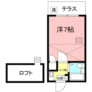 ホワイトハウス百合ヶ丘【1階】の間取り