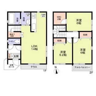 神奈川県平塚市南原1【一戸建】の間取り