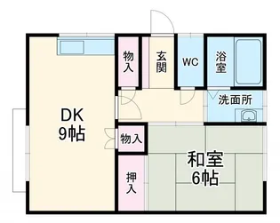 青木アパート【2階】の間取り