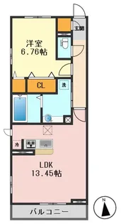 サンベリーナ【1階】の間取り