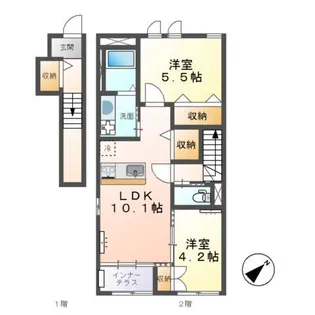アーバンハウス【2階】の間取り