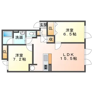 Chou Chou【2階】の間取り