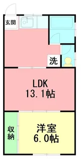 センターハウス【2階】の間取り