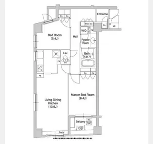 コンフォリア原宿【3階】の間取り