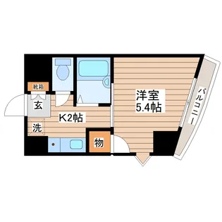 カトウビル【6階】の間取り