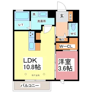 シェリール【1階】の間取り