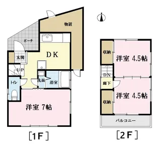 埼玉県川越市砂新田6【一戸建】の間取り