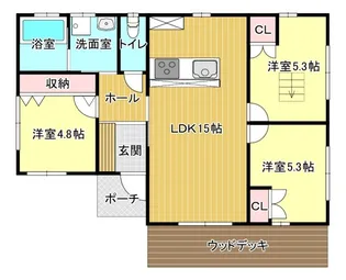 鹿児島県鹿児島市東谷山7【一戸建】の間取り