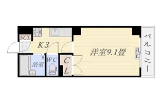 ロイヤルパレス松原【7階】の間取り