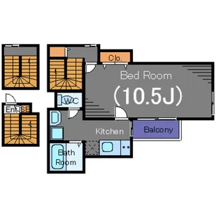 ブリリアントバンズ【3階】の間取り