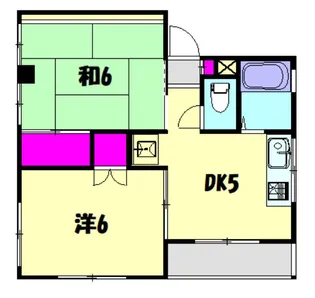 グリーンハイム【2階】の間取り