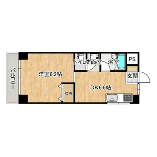 高知県高知市大津乙【マンション】の間取り