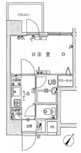 スカイコート東日本橋【4階】の間取り