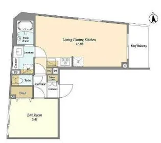 ウェルスクエア高井戸東【4階】の間取り