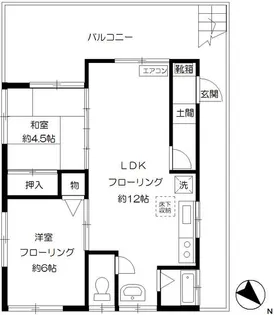エスコートハウス【1階】の間取り