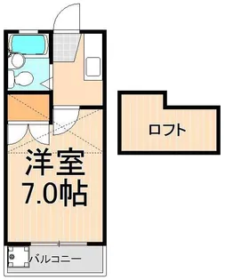 1Kの間取り画像