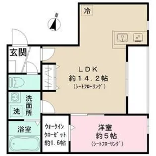 フィカーサ和泉【3階】の間取り