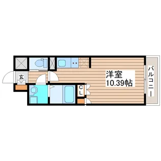 アウローラ日泉【3階】の間取り