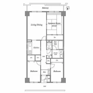 CASSIA習志野【4階】の間取り