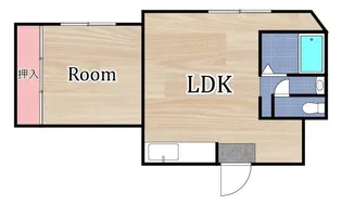 都島コーポ【2階】の間取り