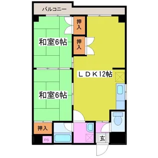 サンハイツ文京【3階】の間取り