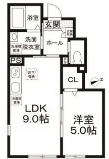フェリックス花見堂【1階】の間取り