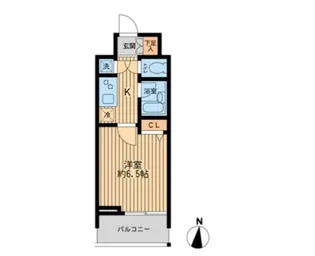 東京都新宿区弁天町【マンション】の間取り