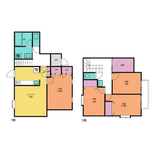 神奈川県南足柄市岩原【一戸建】の間取り