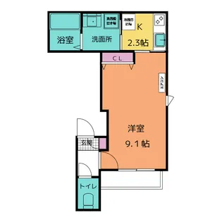 maison K【3階】の間取り