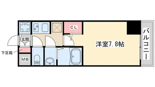 サムティ江坂レガーロ【6階】の間取り