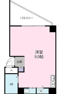 KSビル南浦和【6階】の間取り