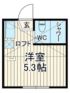 ユナイト中央カステーリャ・デ・ボレロ【2階】の間取り