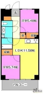 埼玉県新座市栄3【マンション】の間取り