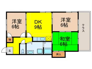 ル-ツウハウス【1階】の間取り