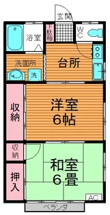 メゾンサンクス【1階】の間取り